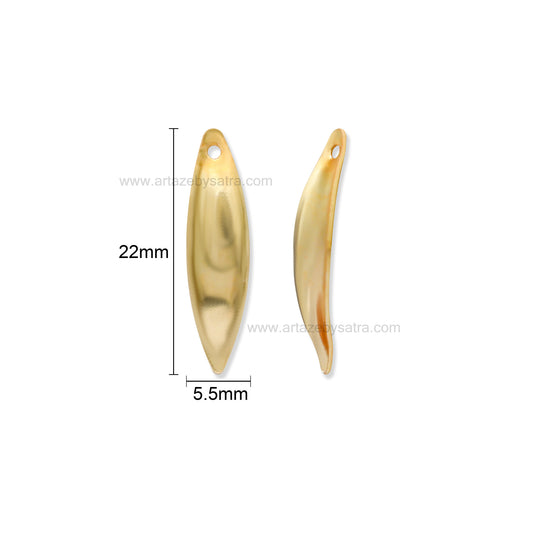 1 Hole Metal Art | Size : 22mm | Qty : 100pcs | MA301