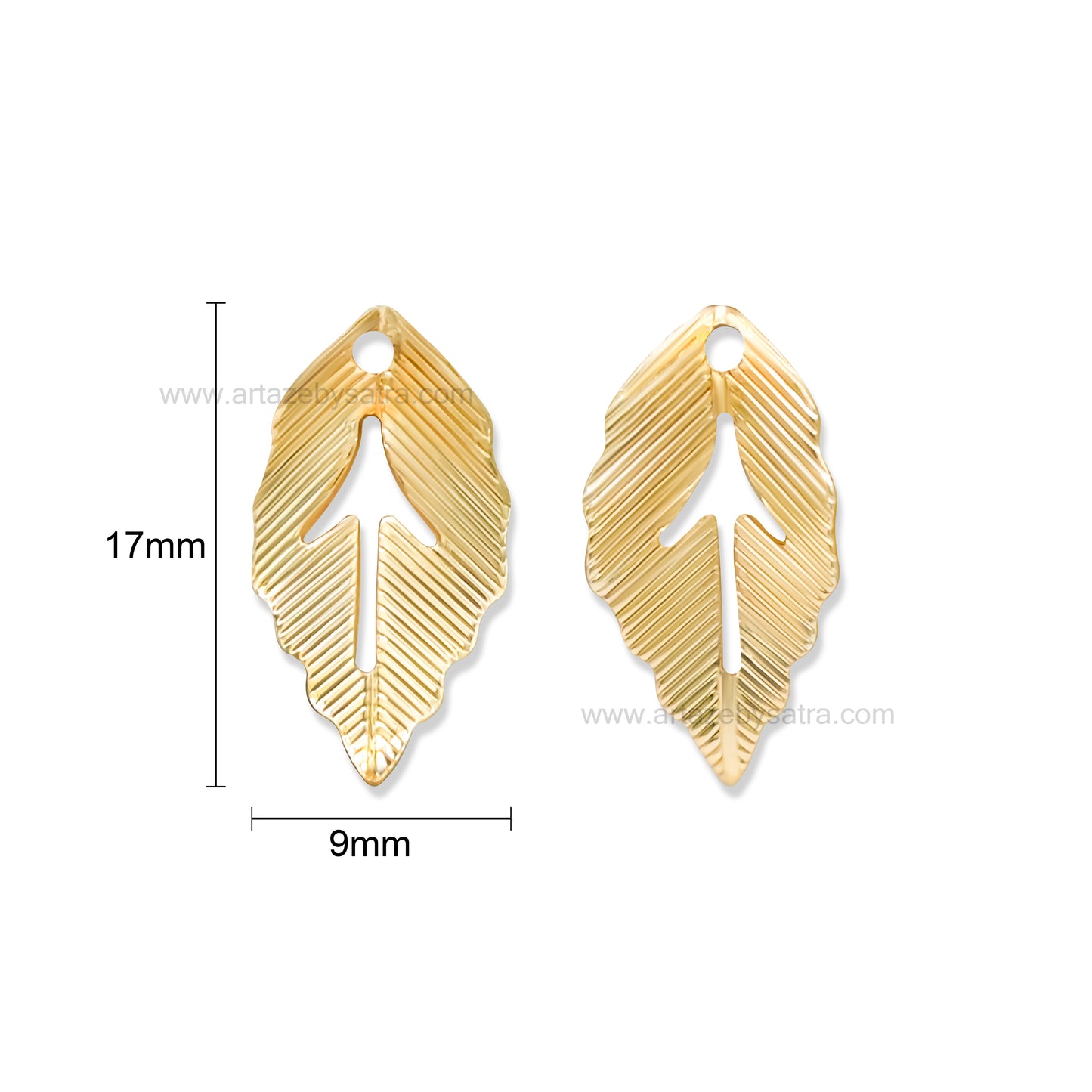 1 Hole Metal Art | Size : 17mm | Qty : 100pcs | MA296