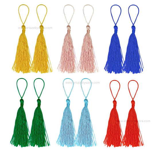 Tassel with Cord Loop | Size : 5inch | Qty : 20pcs | T10