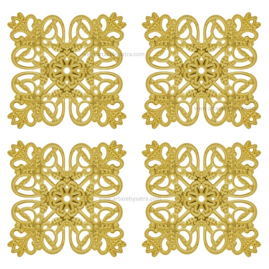 Square Metal Art Base | Size : 56mm | Qty : 100g | MA463