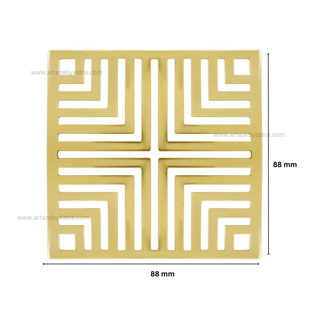 Square Metal Art Base | Size : 88mm | Qty : 100g | F-13-26 | MA29
