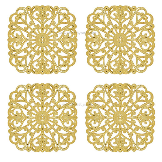Square Metal Art Base | Size: 50mm | Qty : 100g | F-14-28 | MA30