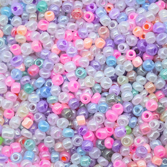 Pastel Multicolor Round Seed Beads | SB07