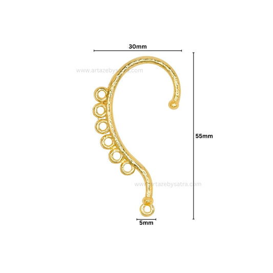 Ear Cuff | Size : 55mm | Qty : 2pair | EF46
