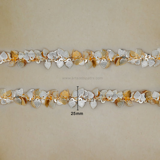 Petal Shape Iron Chain | Qty : 1mtr | IC30