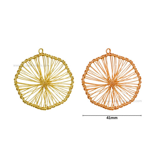Wire Jewelry Design | Size : 46mm | Qty : 10pcs | WR34