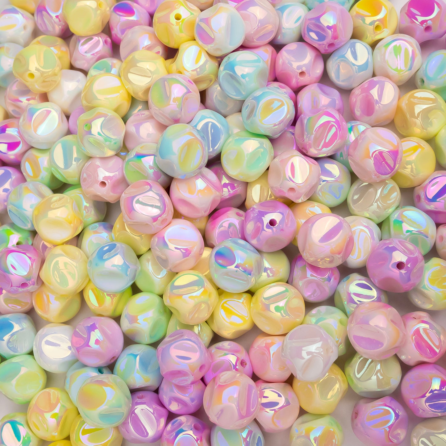 Assorted Uncut Plastic Beads | Size: 16mm | Qty: 10pcs (High Quality) | PB100