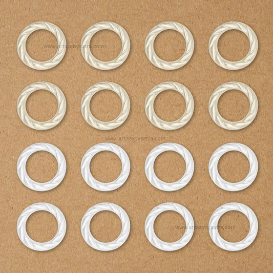 Plastic Pearl Ring | Size : 22mm | Qty : 500g | PPB21