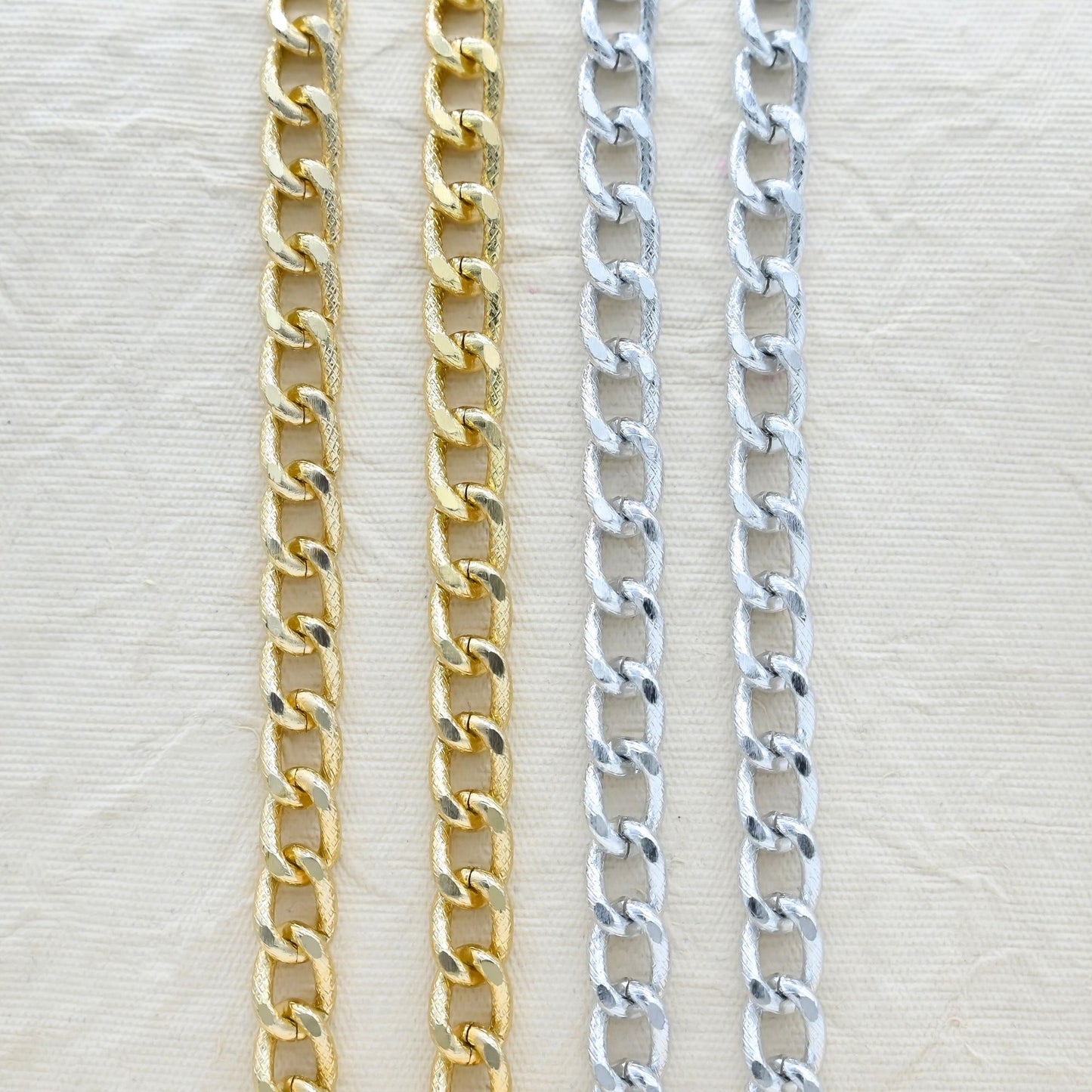 Aluminium Chain | Size : W-10mm H-14mm | Qty : 1mtr | JT-16-57-1