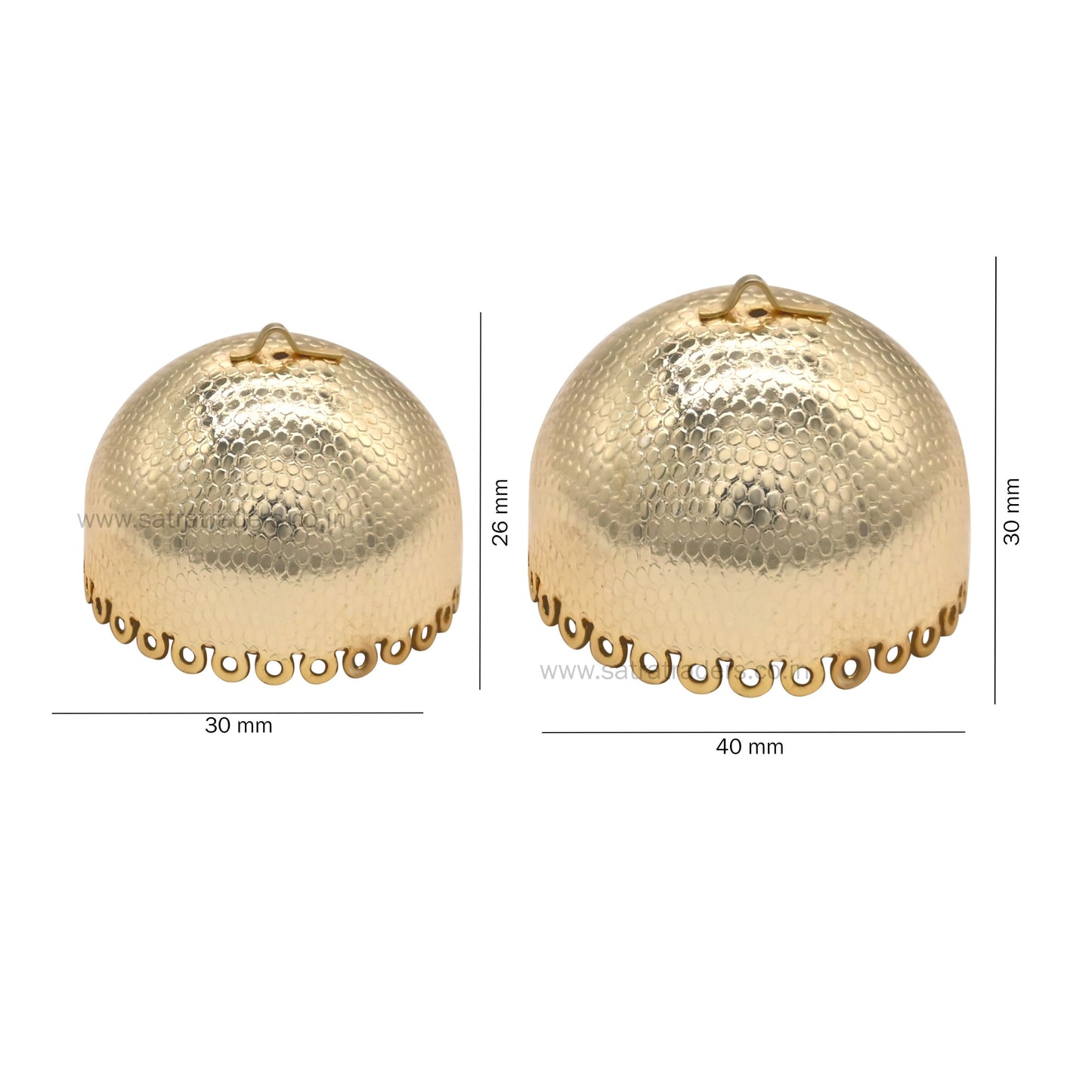 Dot Design Ethnic Jhumki | Qty : 6pcs | EF44