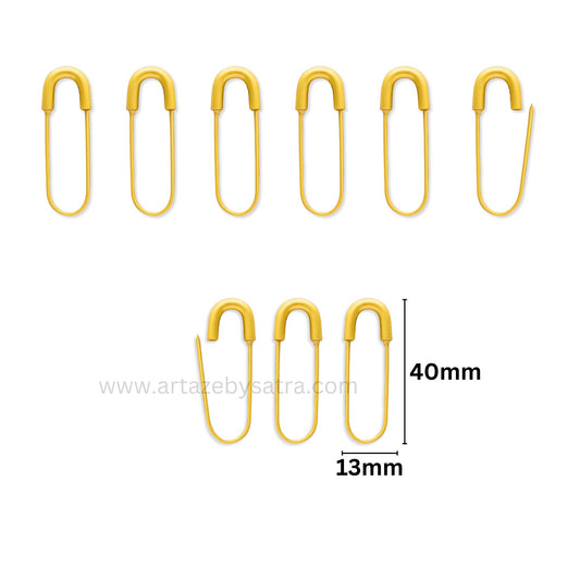 Safety Brooch Metal Lock Pin | Qty : 2pcs | BP01
