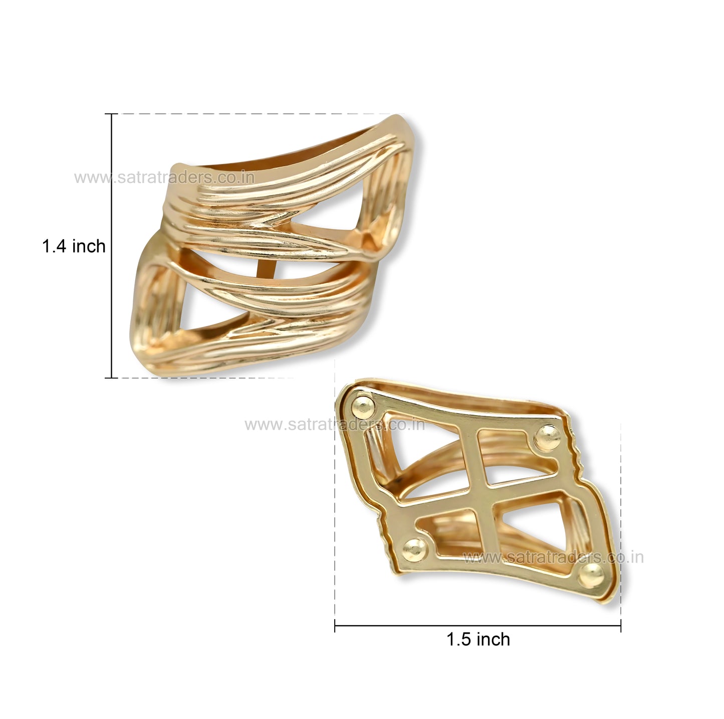 Sculptural Open-Grid Garment Slider | Qty : 2pcs