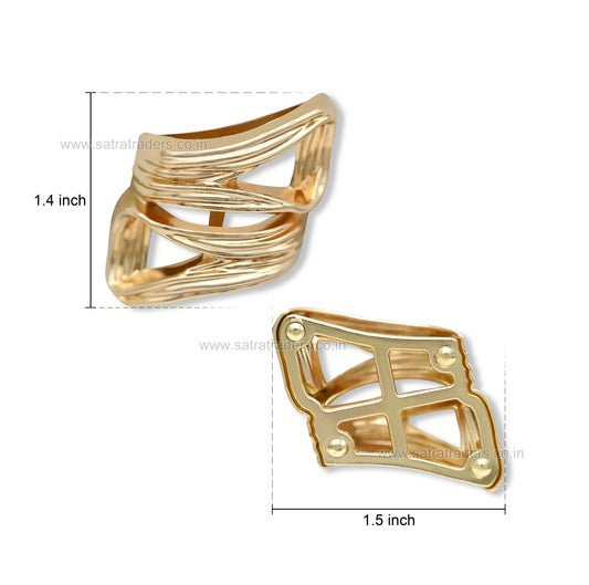 Sculptural Open-Grid Garment Slider | Qty : 2pcs