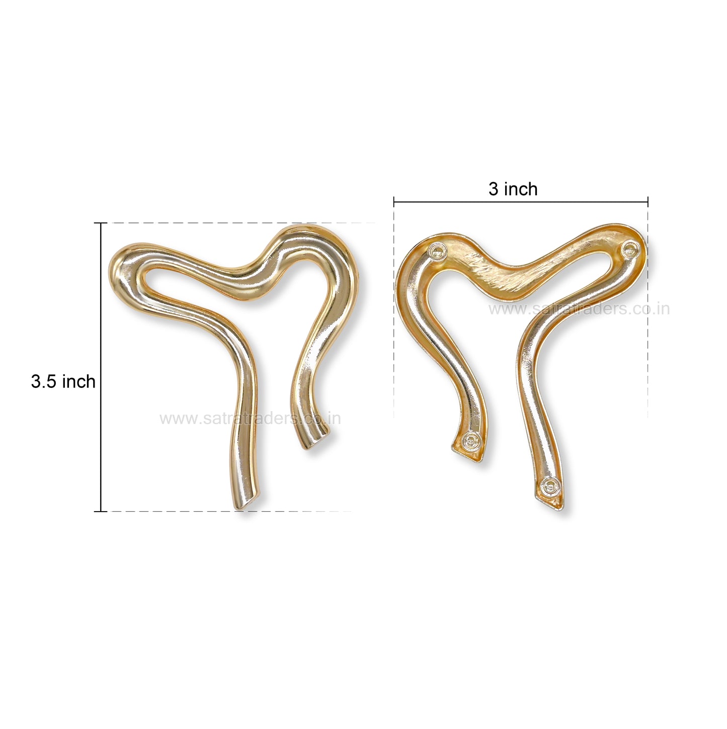 Abstract Wave Garment Slider | Qty : 2pcs