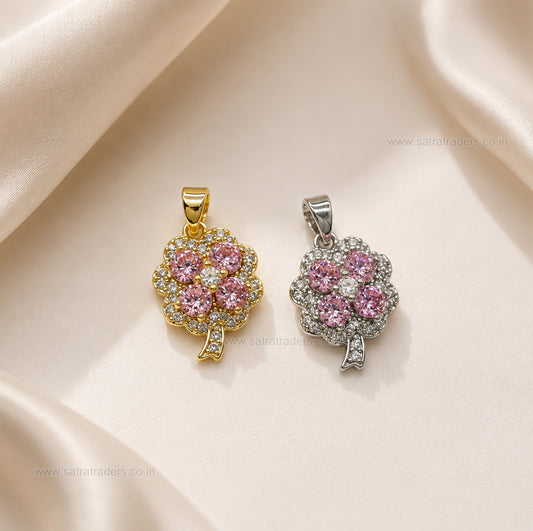 Four-Leaf Clover Anti-Tarnish Charm | Size : 21mm | Qty : 1pc | CHL184