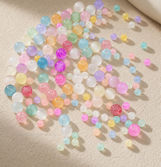 Assorted Round Glass Beads | GB103