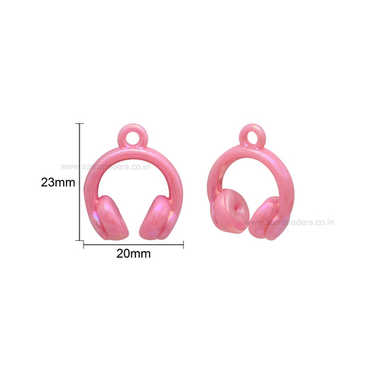Assorted Cute Mini Headphone Beads | Size : 23mm | PB50