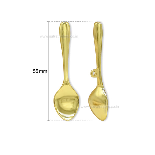 Miniature Teaspoon Charm with Loop | Qty : 5pcs | G-1-27