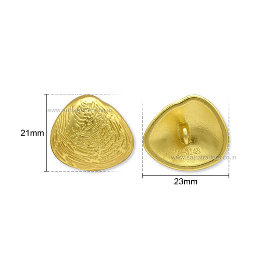 Seashell Shank Button with Loop | Qty : 4pcs | G-1-18