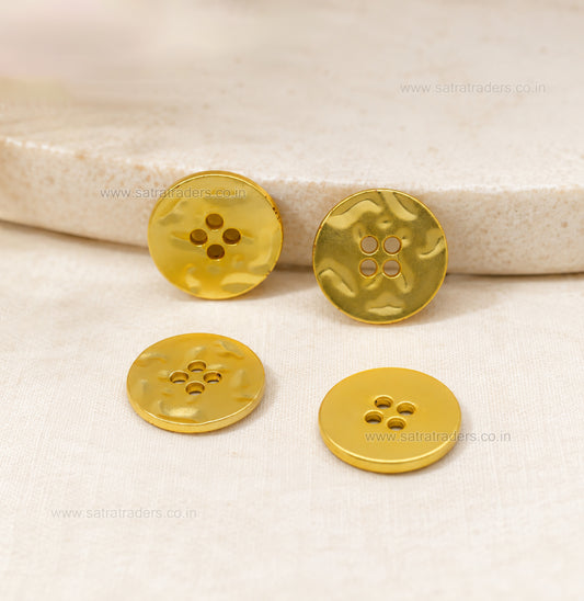 4-Hole Metal Button | Qty : 5pcs | G-1-16