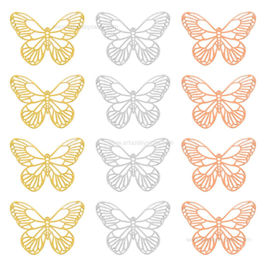 Butterfly Brass Etching | Size : 30,40mm | BF157