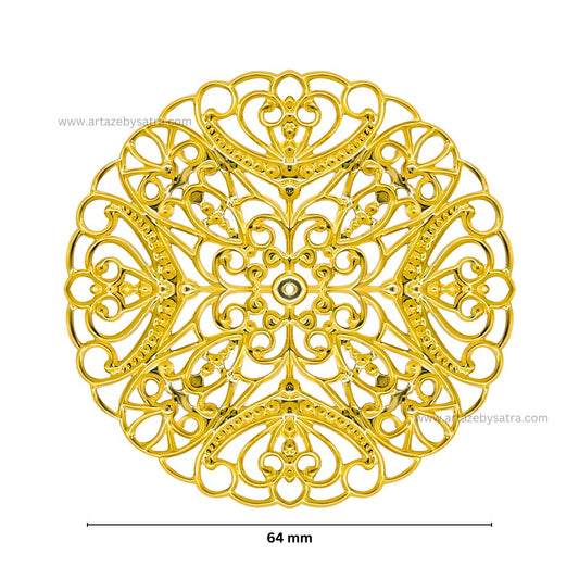 Metal Art Base | Size : 64mm | Qty : 100g | MA105