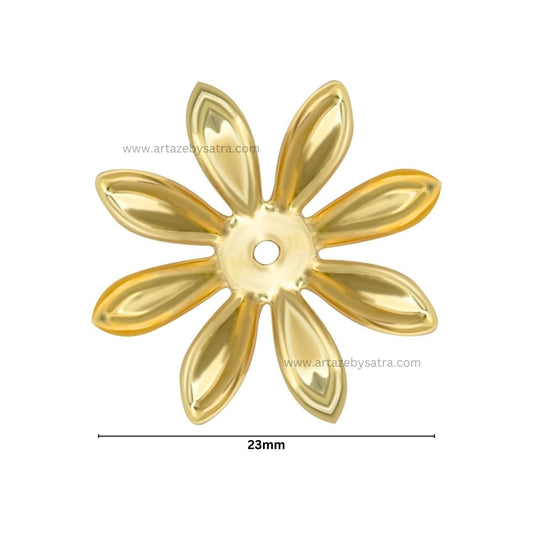 1 Hole Metal Art Flower | Size : 23mm | 250pcs | MA207