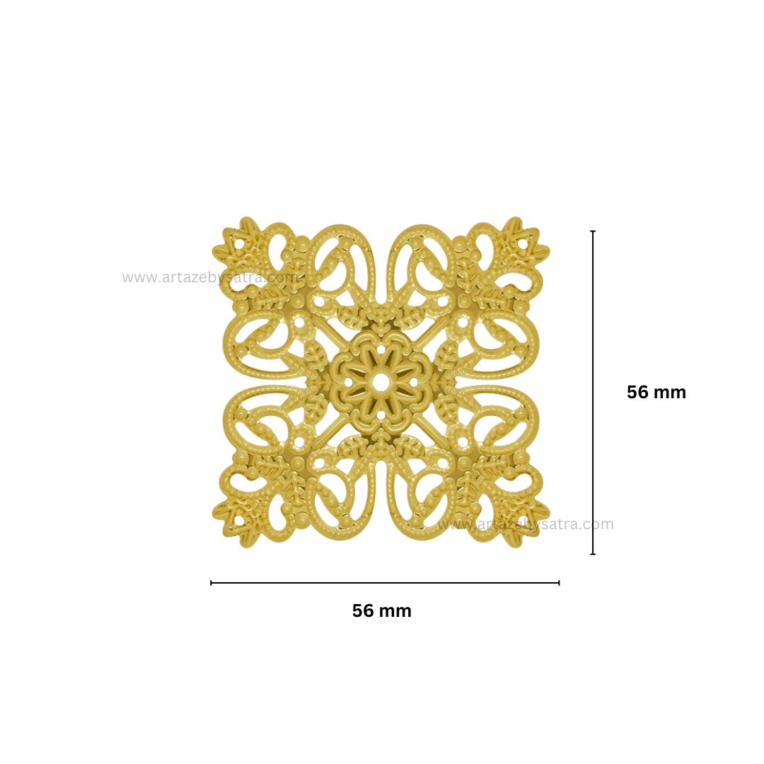 Designer Metal Art Base | Size : 52mm | Qty : 100g | F-14-39 | MA459