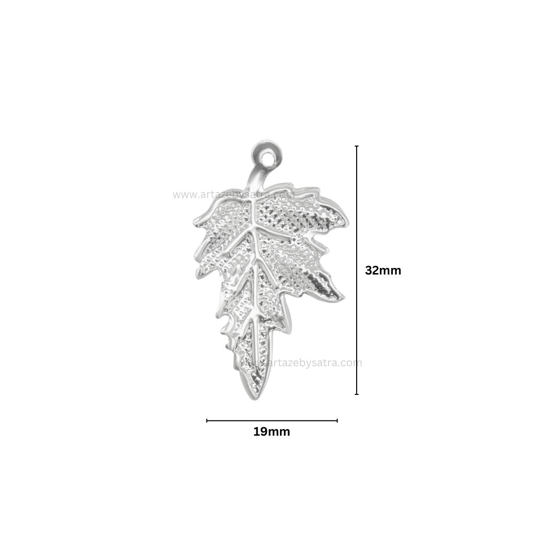 1 Naka Leaf Metal Art Base | Size : 28mm | Qty : 50pcs | F-2-18 | MA274
