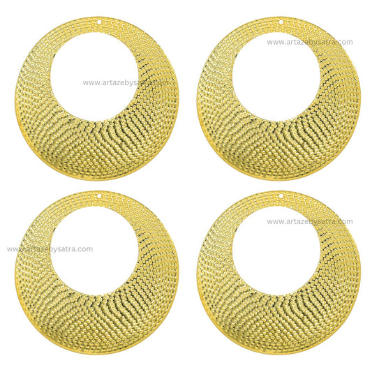Round 1 Hole Metal Art Base | Size : 69mm | Qty : 100g | F-27-9 | MA96