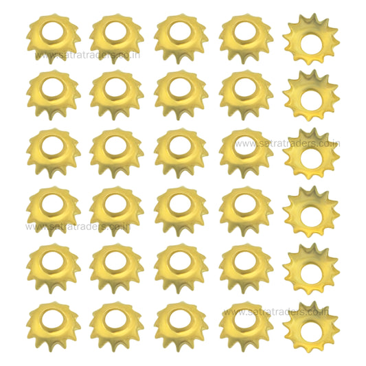 Designer Metal Beads Cap | Size :W-3mm H-1mm | 500g | MC81