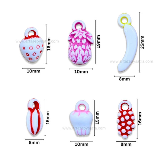 Assorted Fun Beads | Size : 8mm | PB225