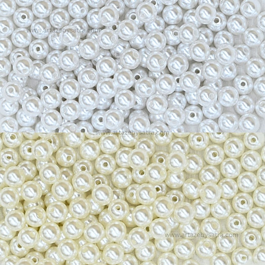 High Quality Round Pearl Beads | Size : 12mm | Qty : 50pcs | PPB94