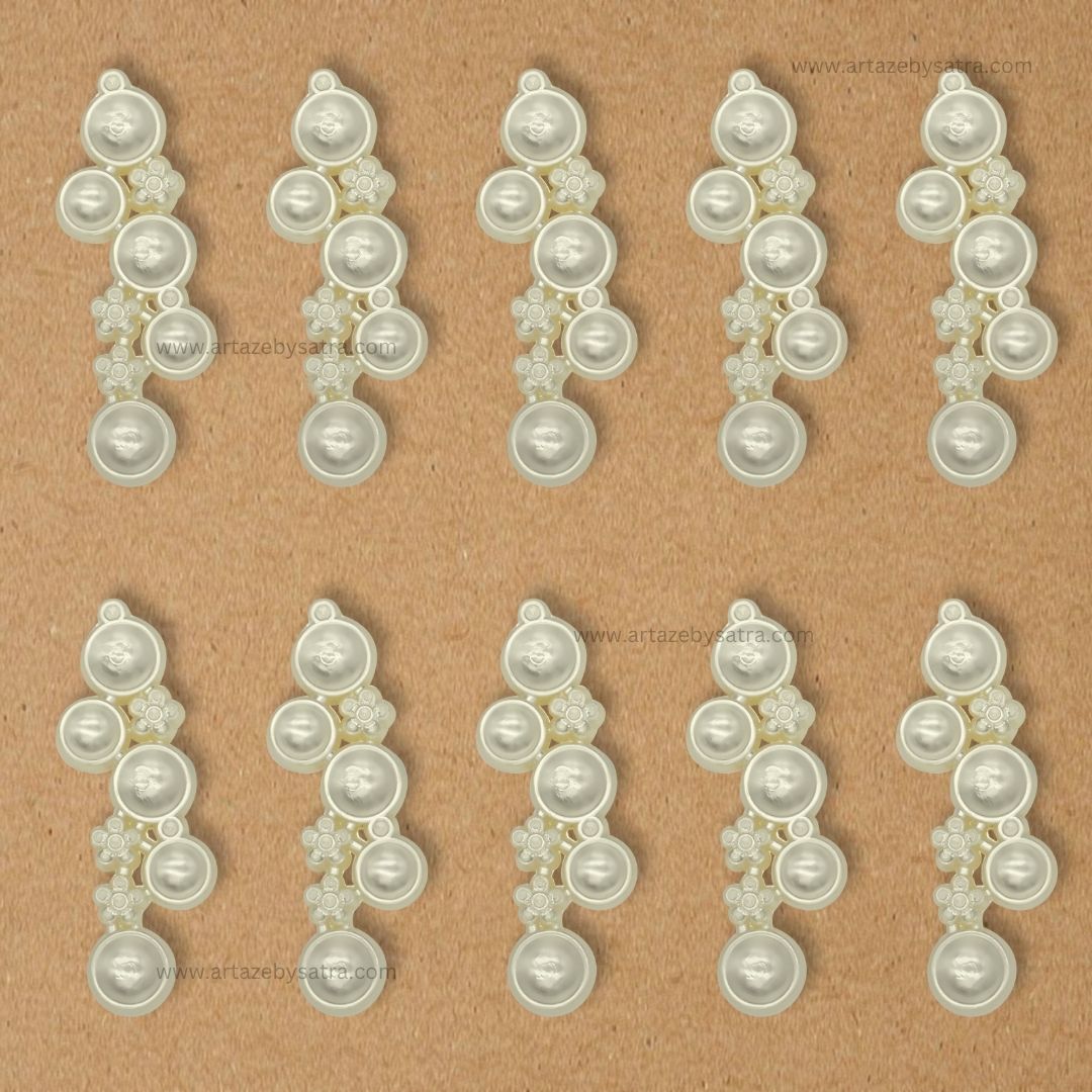 No Hole Plastic Pearl Beads | Size : 72mm | PPB62