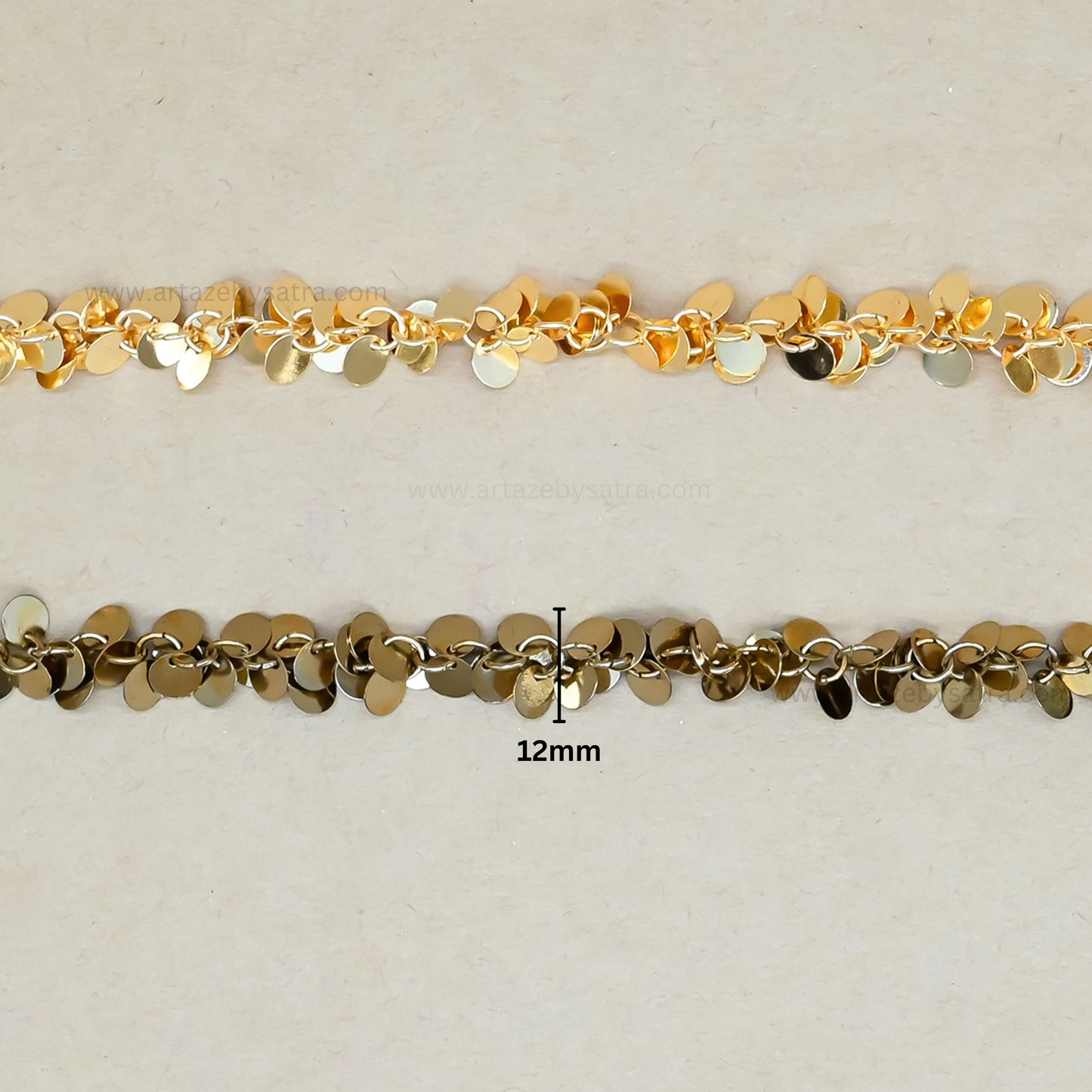 Circle Shape Iron Chain | Size : 16mm | Qty : 1mtr | IC21