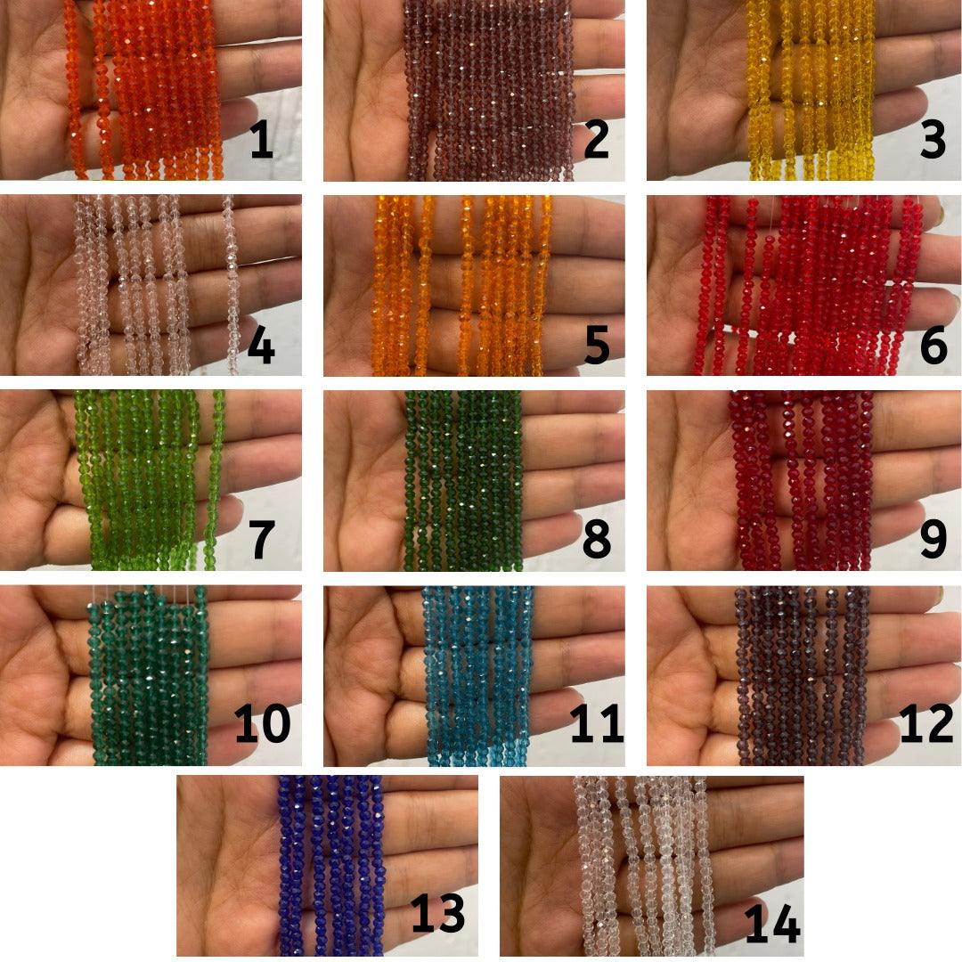 Hydro Glass Beads | Size : 2.5,3mm Tire GB Beads | Qty : 10 Line | GB103