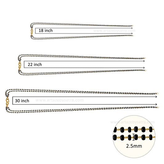Double Line Mangalsutra chain | Qty : 10pcs | BF229