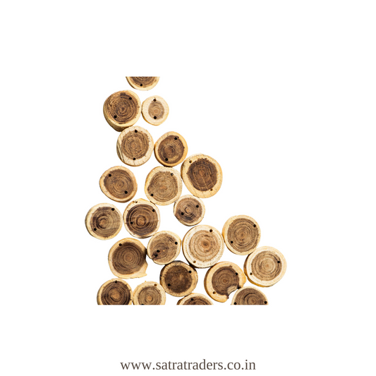 Wooden Slices | Size : 2 inch to 2.5 inch | Qty : 10pcs | WS10