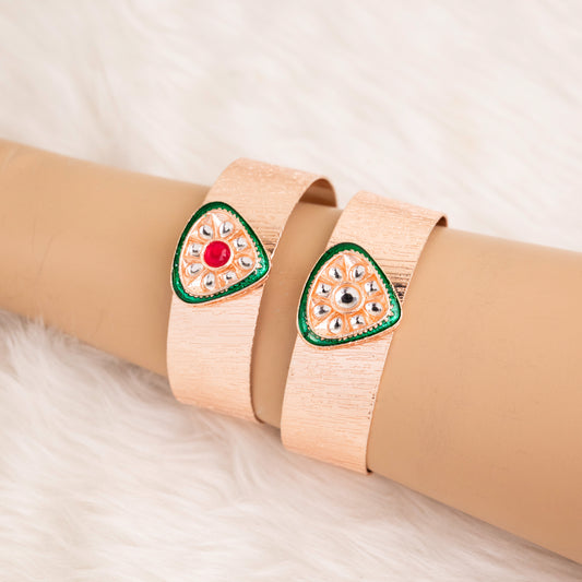 Adjustable Rosegold Designer Kada | Size : 20mm | 1Pc | K05