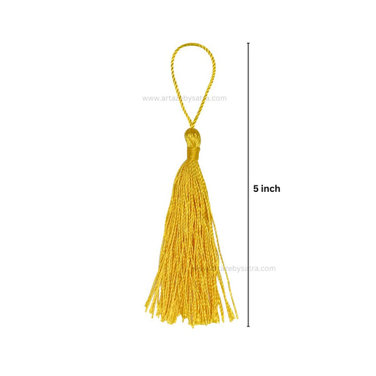 Tassel with Cord Loop  | Size : 5inch | Qty : 20pcs | T10