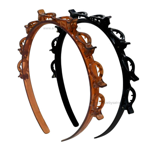 Clutcher Hair Band | Size : 4.5inch | Qty : 5pcs | HB09