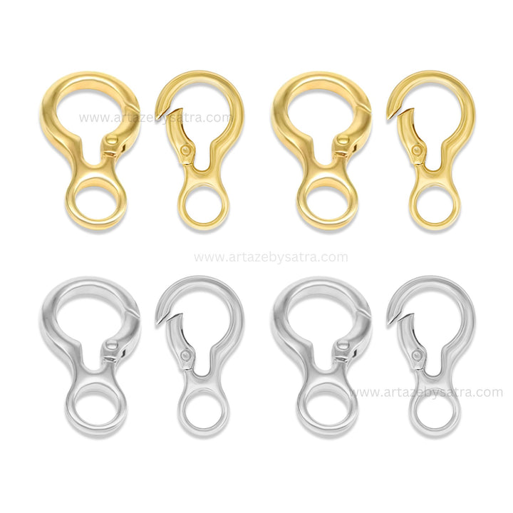 Alloy Lock Clasps | Size : 38mm | Qty : 6pcs | BF271