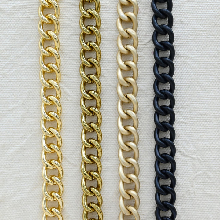 Aluminium Chain | Size : W-12mm H-14mm | Qty : 1mtr | JT-23-12-2