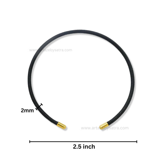 Black Bracelet | Size : 2.5inch | Qty : 1pc | B19