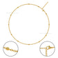 Iron Chain with Jump Ring and Lobster | Size : 20inch Ball Size : 3mm | Qty : 2pcs | RC10