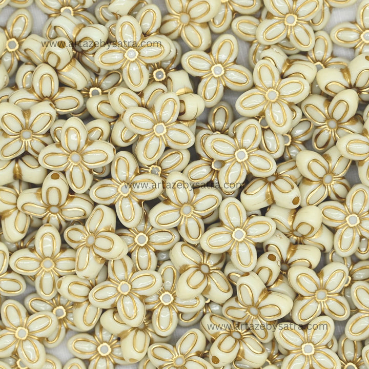 Flower Blossom Beads | Size : 17mm