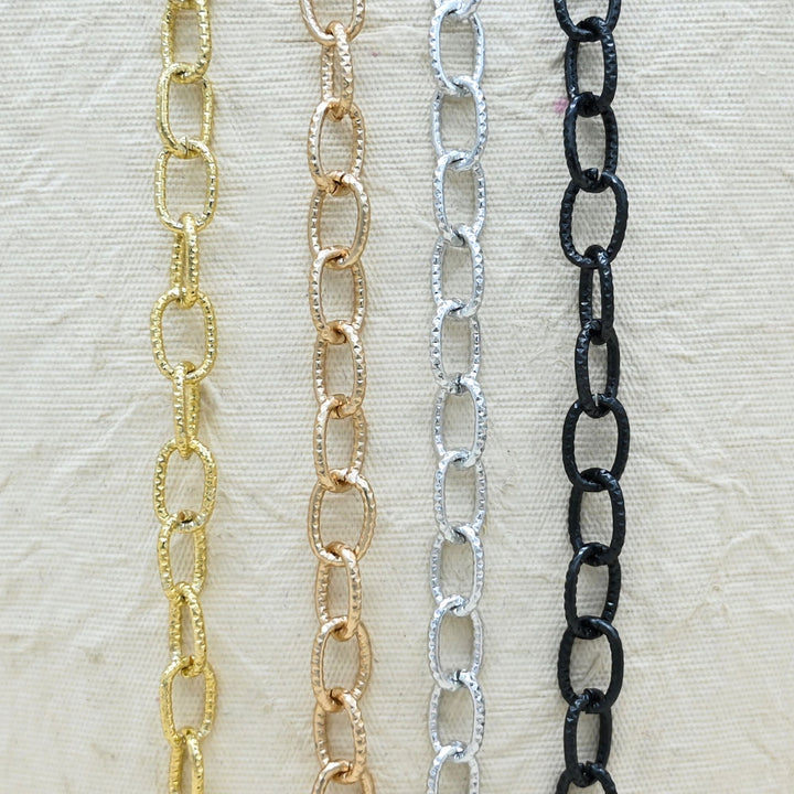 Aluminium Chain | Size : W-10mm H-15mm | Qty : 1mtr | JT-19-35-42