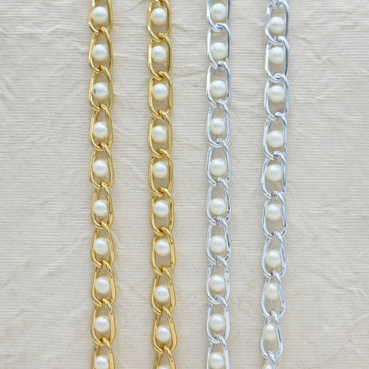 Aluminium Chain | Size : W-8mm H-16mm | Qty : 1mtr | JT-9-35-6