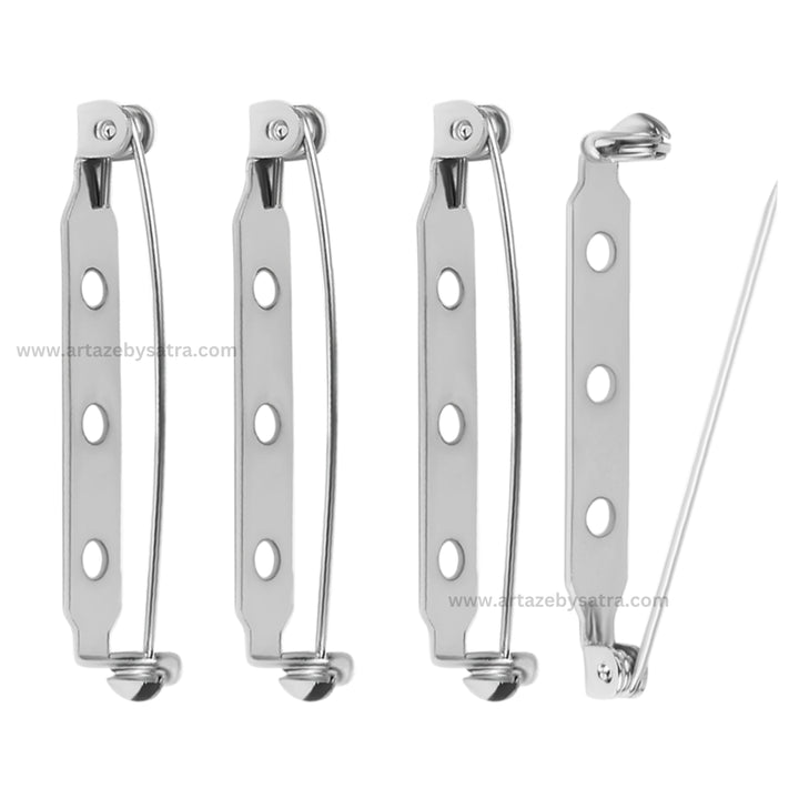 Double lock Brooch Pin | Qty : 100pcs