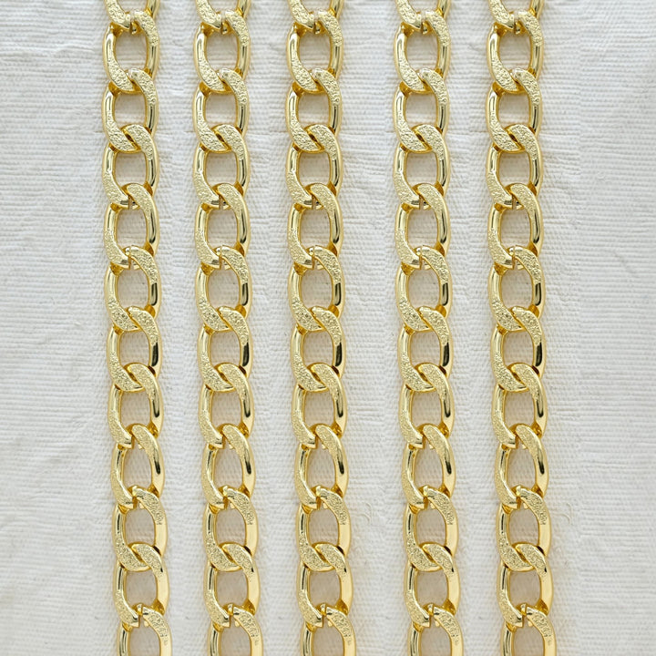 Aluminium Chain | Size : W-11mm H-17mm | Qty : 1mtr | JT-13-35-14